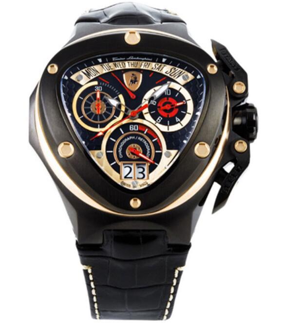 fake Lamborghini Spyder Men's Quartz Chronograph Watch 3012
